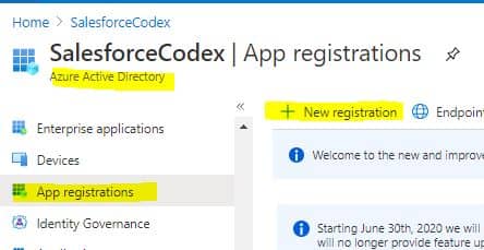 Salesforce App Registration in Azure - SalesforceCodex