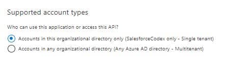 Salesforce App Registration in Azure - SalesforceCodex